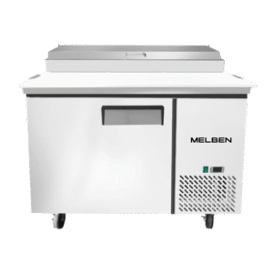 Mesón Pizzero 1 Puerta Acero 275L MPF8201-MPIZ48"