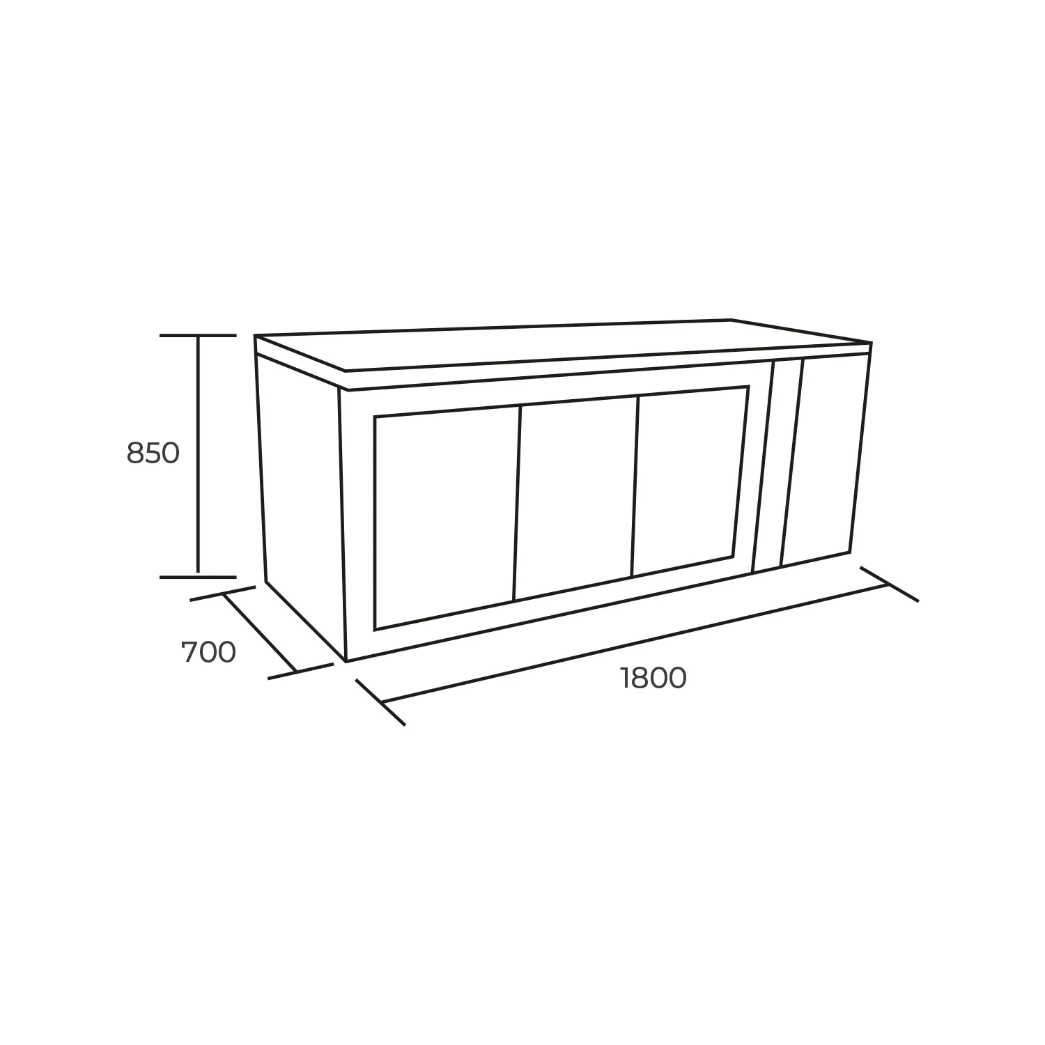 MESON BAJO REFRIGERADO - 6EI402 - Imagen 4