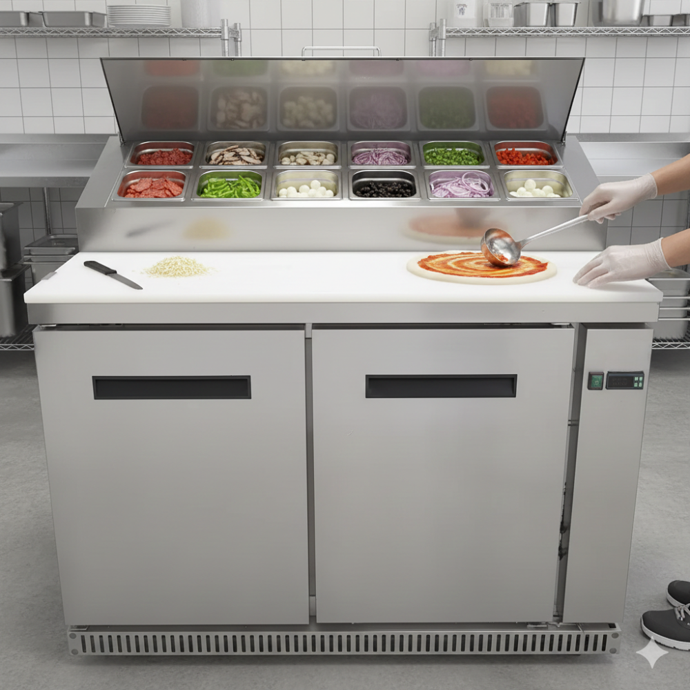 MESA DE PREPARACIÓN De pizzas 335L - FAGMTP48 - Imagen 2